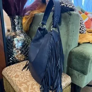 バッグ COACH Signature Hobo Shoulder Bag fringe Coach | Bags | Coach Dark Blue Leather Fringe Hobo Shoulder